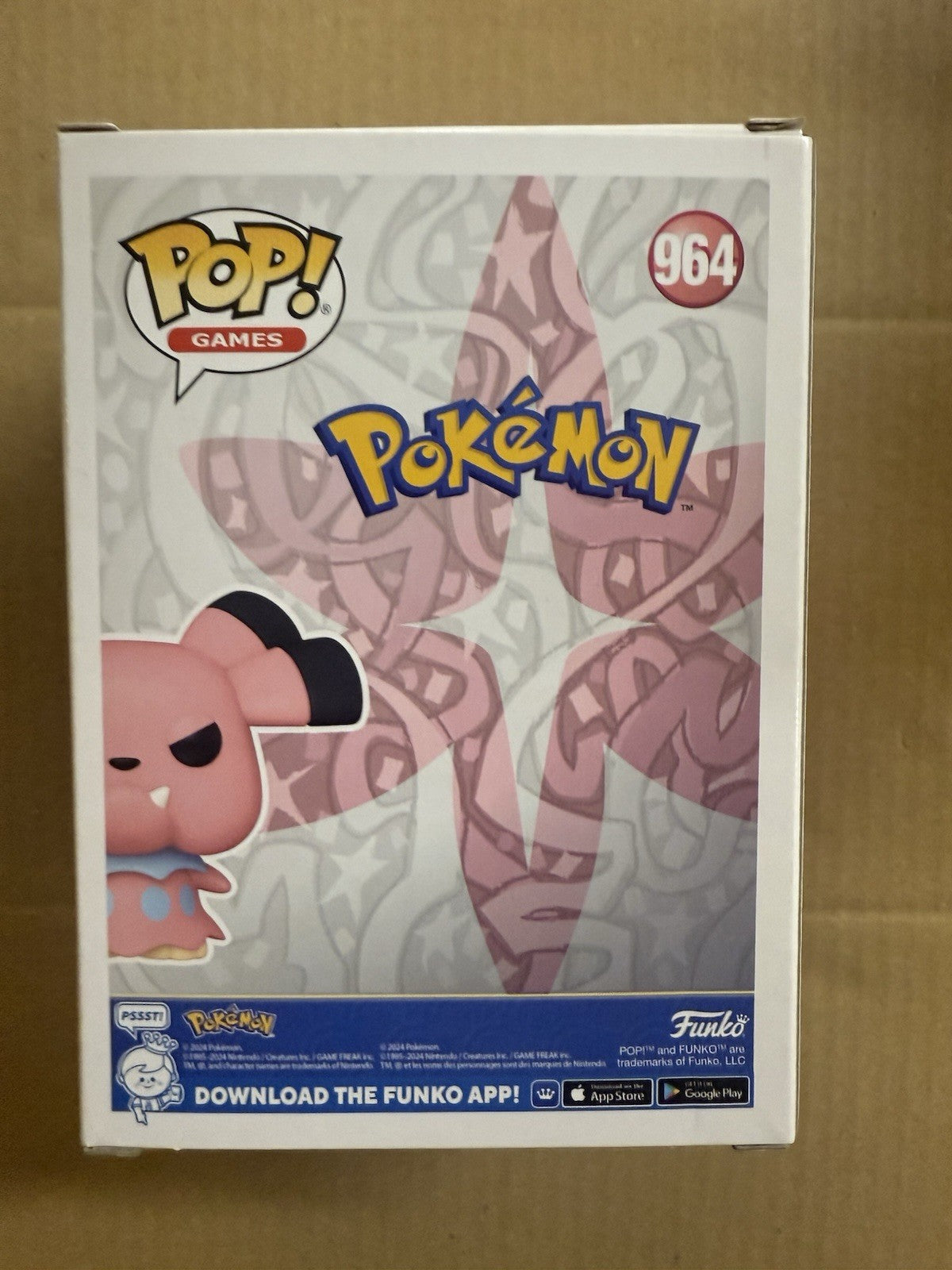 Funko Pop Pokemon SNUBBULL (#964) Vinyl Figure Boxed Funko Pop! Pok√©mon.   A2