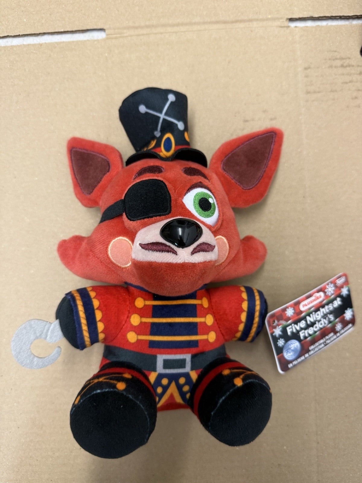 Funko Five Nights At Freddy‚Äôs Nutcracker Foxy 7‚Äù Plush Soft Toy New With Tag(A1)