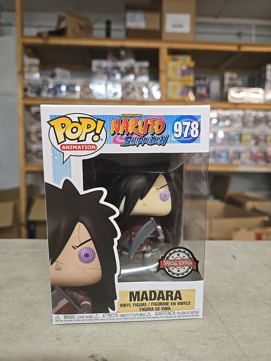 Funko Pop! Madara 978 Naruto Shippuden Special Edition Vinyl Figure Brand New
