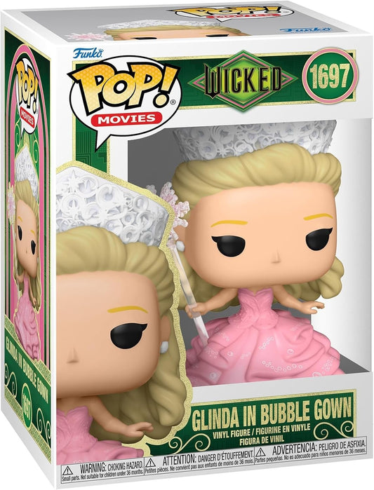 Funko Pop! Movies - Wicked - #1697 - Glinda in Bubble Gown.  A2