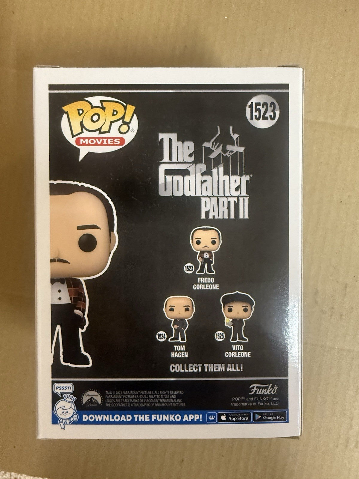 Funko Pop Fredo Corleone (1523) Godfather Part 2 Movie Vinyl Figure Figurine