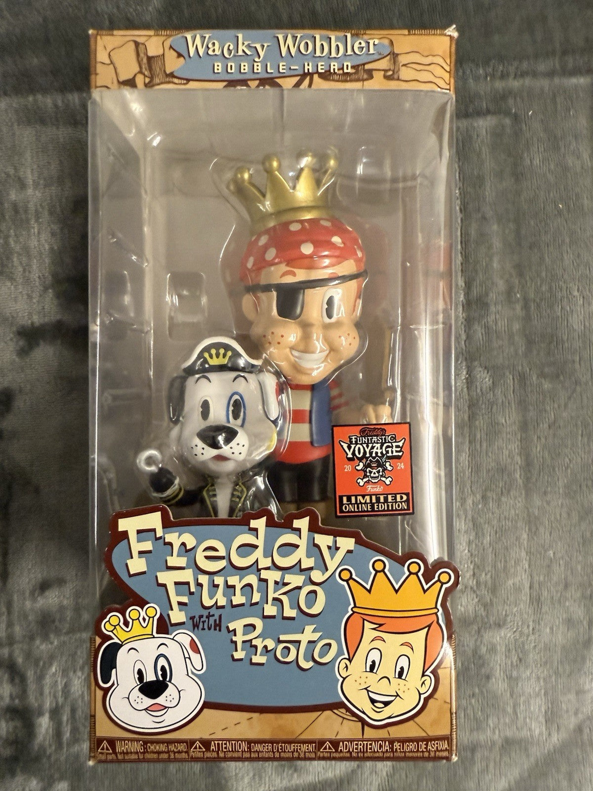 Funko Box of Fun 2024 - Freddy Funko With Proto Wacky Wobbler [Funtastic Voyage]
