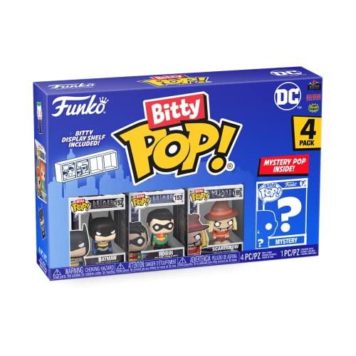 Funko Bitty Pop!: DC - Batman 4-Pack (Styles May Vary)