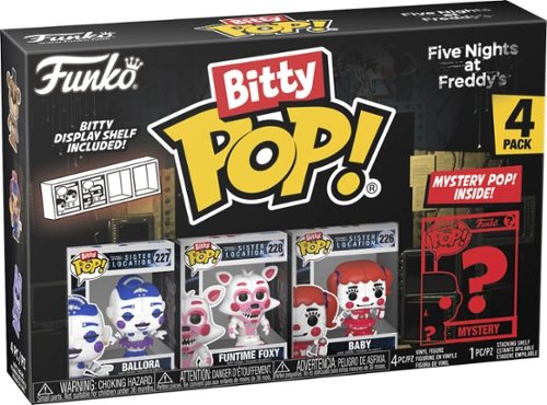 Funko Bitty POP! Five Nights at Freddy's (FNAF) Ballora and a Surprise Mystery Mini Figure - 0.9 Inch (2.2 Cm) Collectable - Stackable Display Shelf I