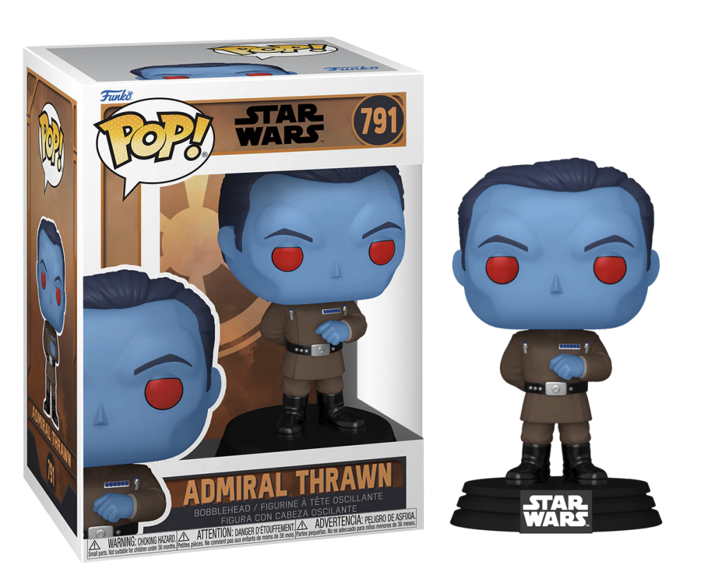 Funko POP Star Wars: Tales of the Empire Admiral Thrawn 4.5-in Vinyl Bobblehead Figure